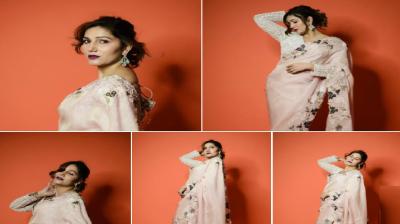 Sapna Choudhary new looks very beautiful in a saree news in hindi