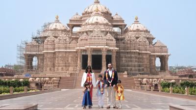 US Vice President JD Vance and family on India visit News in hindi