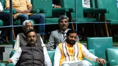 Haryana Chief Minister Naib Singh Saini reached Punjab Assembly news in hindi