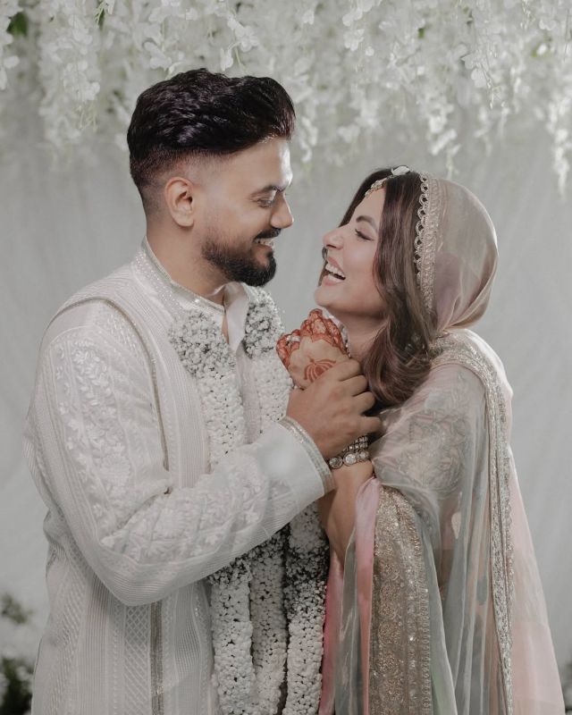 Hina Khan and Rocky Jaiswal wedding photos 